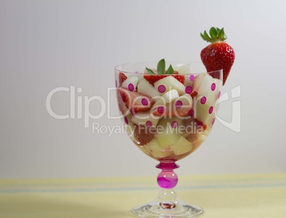 Melonen-Erdbeer-Cocktail