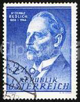 Postage stamp Austria 1958 Oswald Redlich, Historian