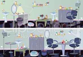 Beauty salon  banner furniture and appliances