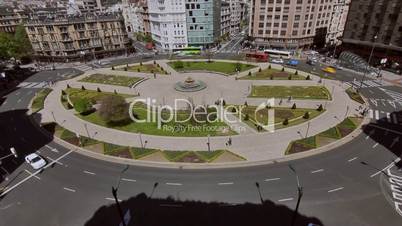 Elliptic square timelapse, Plaza elíptica