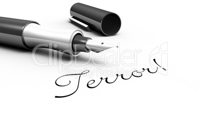 Terror! - Stift Konzept