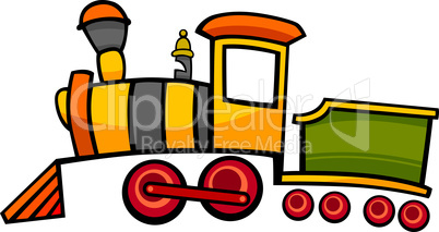 cartoon train or locomotive