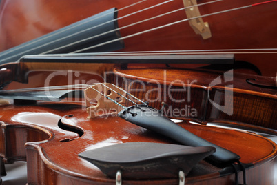 violins and cello