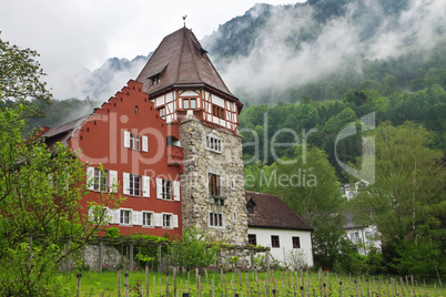 Old house in the Principality of Liechtenstein