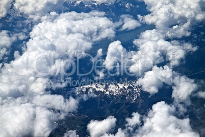 Alps with a bird's-eye view