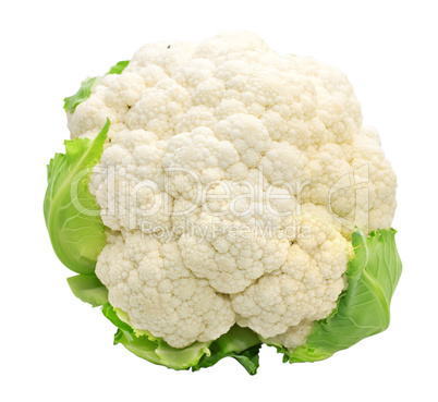 Cauliflower isolated on white background