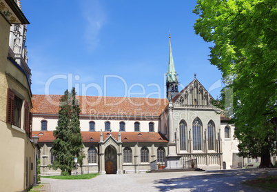 The monastic quarter in St. Galen. Europe. Switzerland.