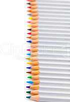 Multicolored Pencil, Arrangement in Row