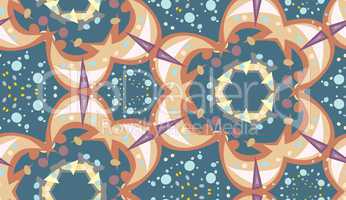 Seamless Sparkles and Dots Pattern