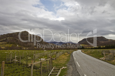 rural grasslands in norway