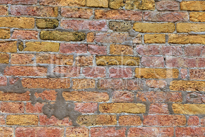 Texture of Venetian brick wal