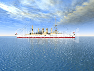 Historisches Kriegsschiff Scharnhorst