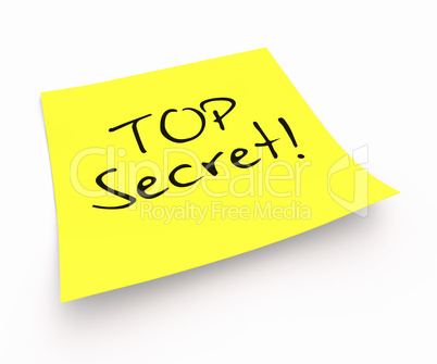 Notizzettel - Top Secret!