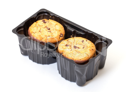 Crispy Chip Biscuits with chocolate Crispy Chip Biscuits with chocolate