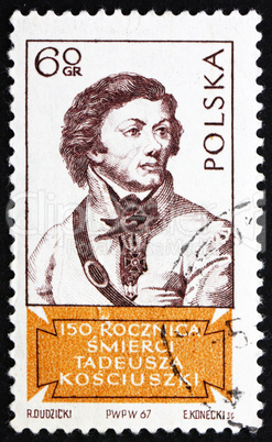 Postage stamp Poland 1967 Tadeusz Kosciusko