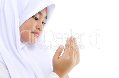 Youth Muslim prayer