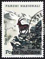 Postage stamp Italy 1967 Alpine Ibex