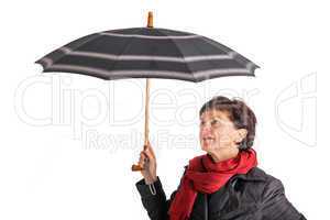 Woman with Umbrella