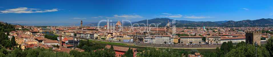 Panoramic view of Florence