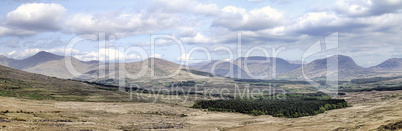 Landscape of Moll's Gap in Ireland