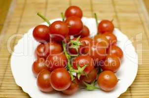 Tomatoes on a plate