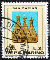 Postage stamp San Marino 1968 Coat of Arms, San Marino