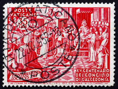 Postage stamp Vatican 1951 Council of Chalcedon