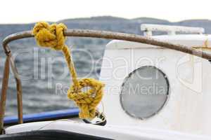 Boot mit Seil