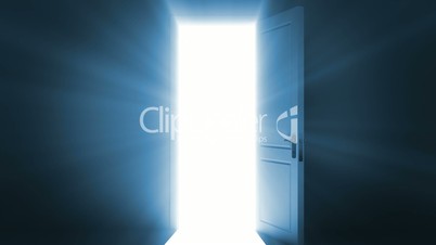 Door opening to a bright light. Alpha Channel is included. HD 1080.