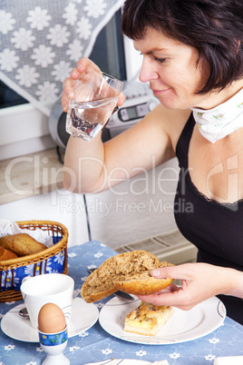 Woman at Breakfast