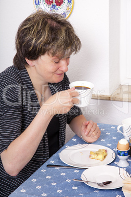 Woman at Breakfast