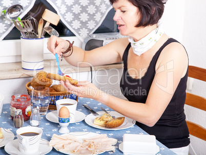 Woman at Breakfast