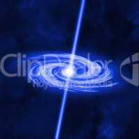 Black Hole Absorbs Remnants of a Matter Star