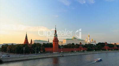Kremlin sunset timelapse