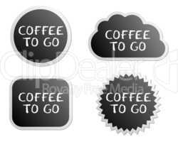 Coffee To Go Buttons