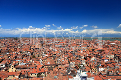 Aerial view of Venice