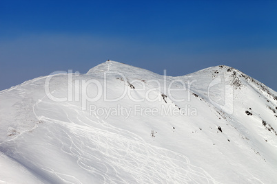 Ski slope, off-piste