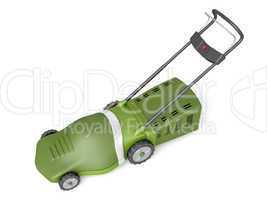 Green lawn mower