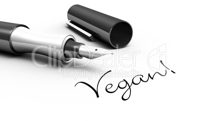 Vegan! - Stift Konzept