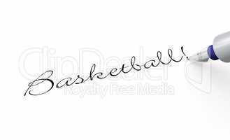 Stift Konzept - Basketball!