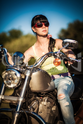 Biker girl