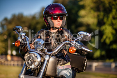 Biker girl