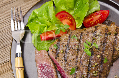 Grilled Steak. Barbecue