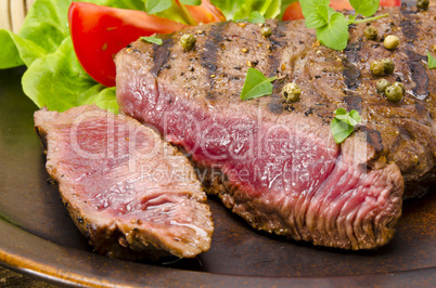 Grilled Steak. Barbecue