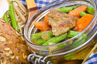 pork medallions in herbs