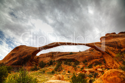 Landscape Arch in Arches National Park, Utah