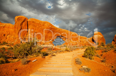 Door Arch in Arches National Park, Utah