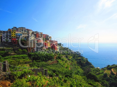 Village on Italian Coast