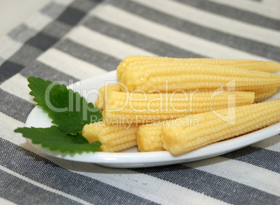 Small ears of corn