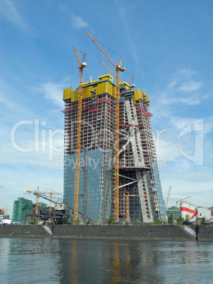 Baustelle der EZB in Frankfurt